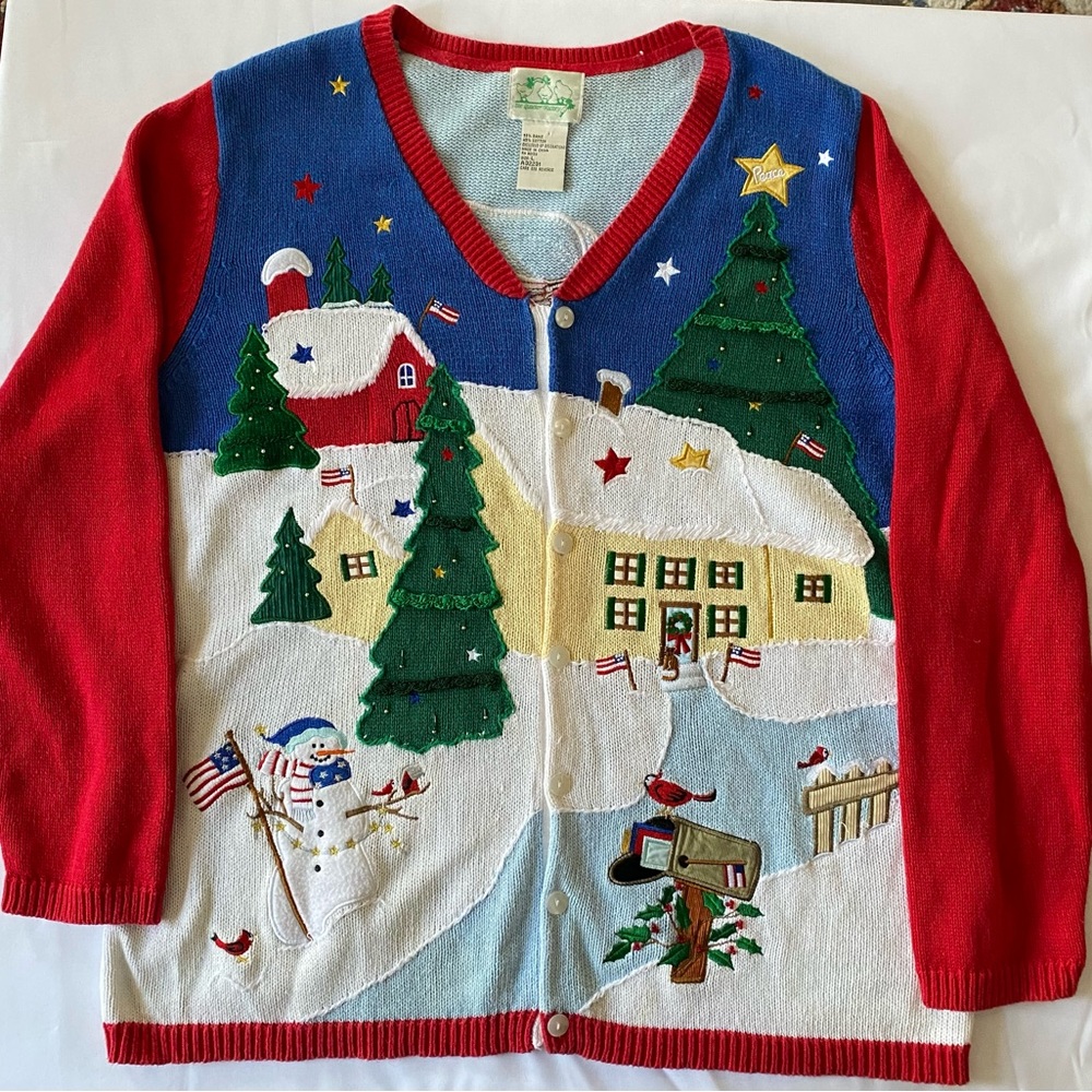 Ugly Christmas Sweater Cardigan